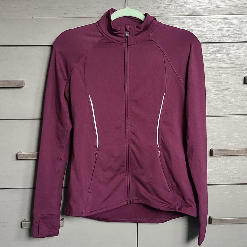 Skechers Performance Burgundy Full Zip Sweater